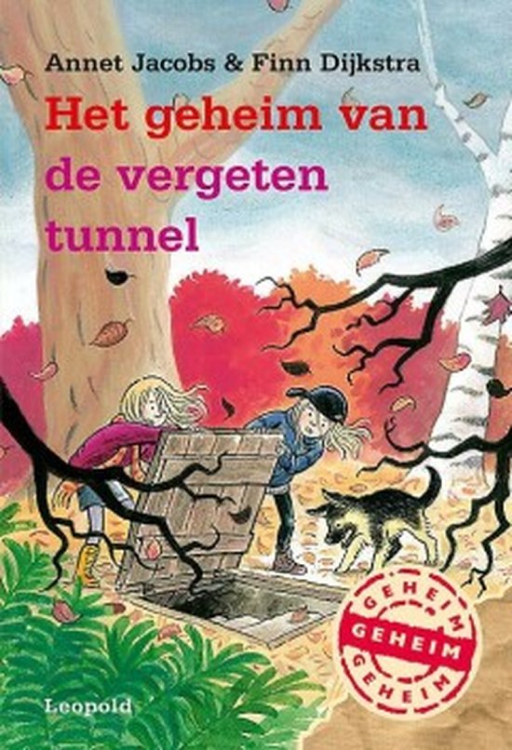 het geheim van de vergeten tunnel, Annet Jacobs, spannend, geheim, Leopold, must read, kinderboek, boek, boeken, kinderboeken, hond, het geheim van