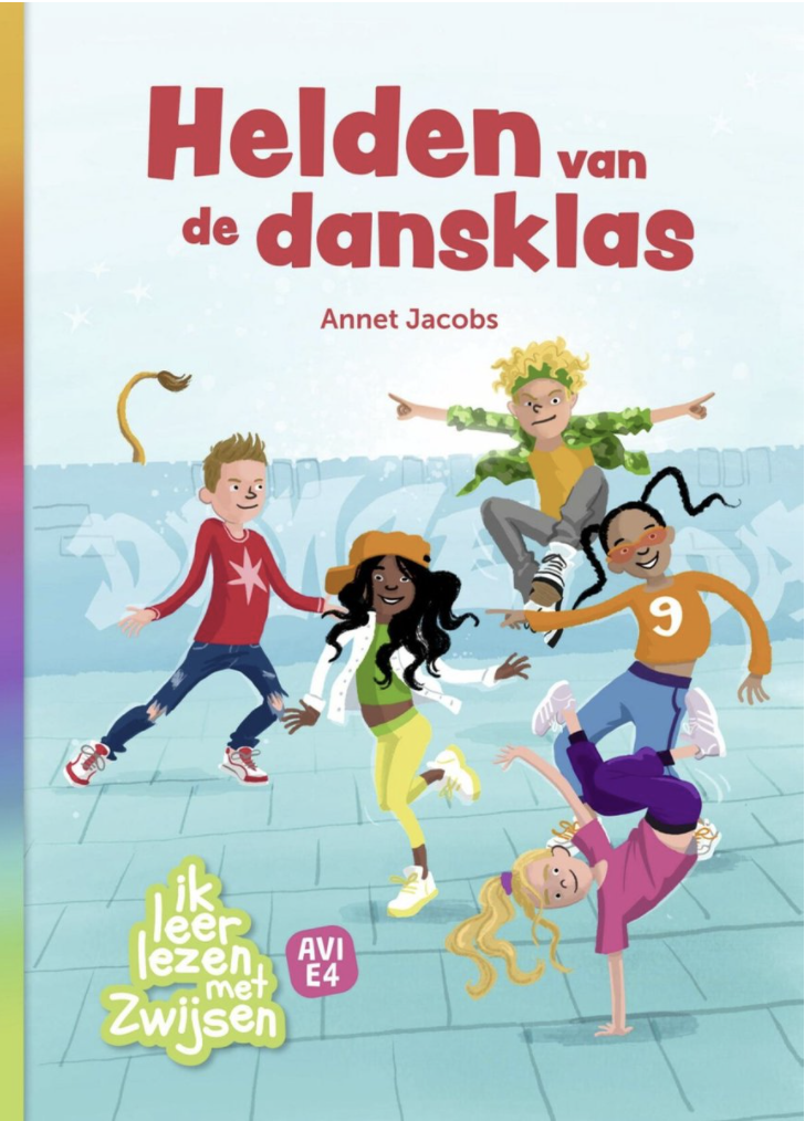 boek, helden van de dansklas, zwijsen, ik leer lezen met zwijsen, streetdance, AVI, E4, dansen